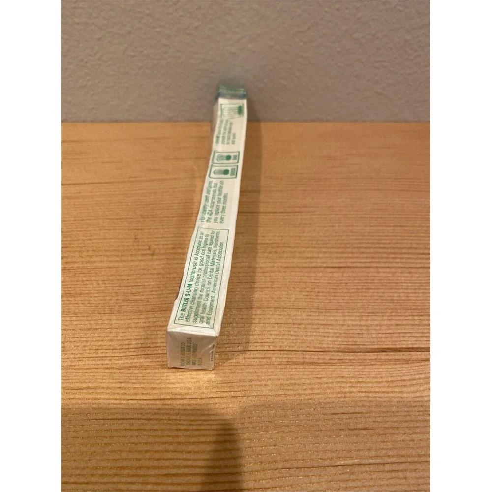 VTG Gum Butler Adult Compact Head‎ Ultra Soft Bristle Toothbrush 449 Blue NOS
